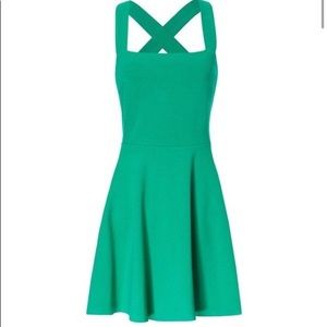 Zara Green Cross Back Summer Dress